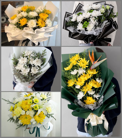 福建宁德古田县大桥镇丘地村白事花束代送